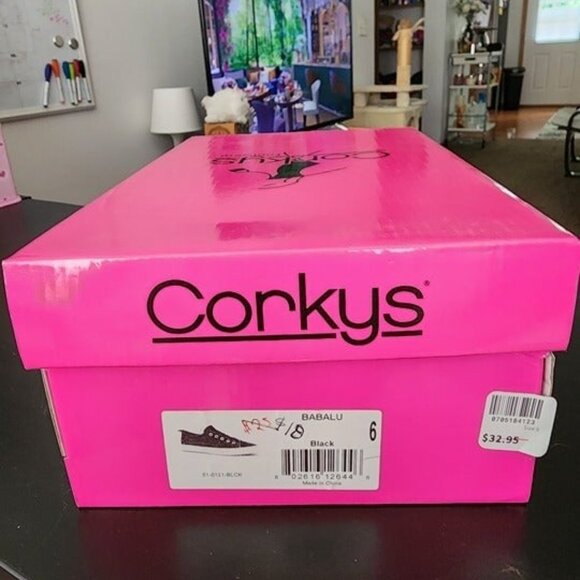Corkys NWT Black Babalu Slip On Sneakers - Picture 4 of 5
